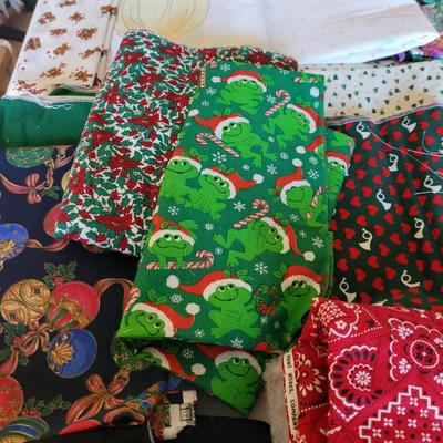 Quilted & Holiday Material