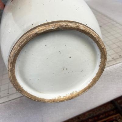 Antique Chinese Rose Famille Pair of JardiniÃ¨res or Baluster Vases~~