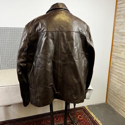MARC New York Brown LEATHER Jacket