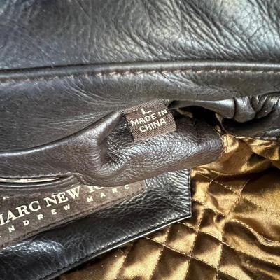 MARC New York Brown LEATHER Jacket