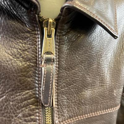 MARC New York Brown LEATHER Jacket