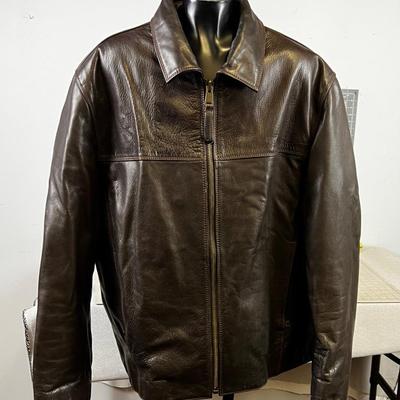 MARC New York Brown LEATHER Jacket