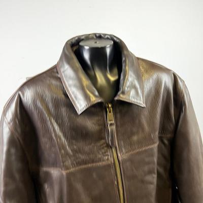 MARC New York Brown LEATHER Jacket