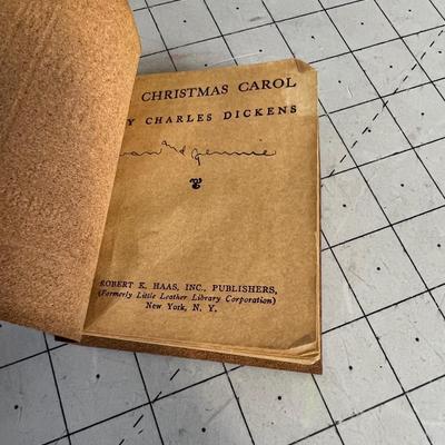 Miniature Books: Bible and Christmas Carole