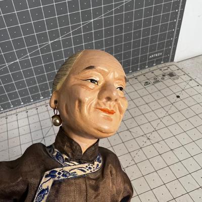Bizarre! - Antique Chinese Doll with Opium Pipe. OG Player here!?!