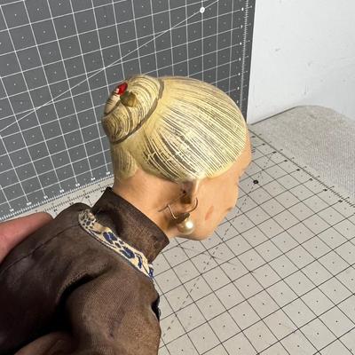 Bizarre! - Antique Chinese Doll with Opium Pipe. OG Player here!?!