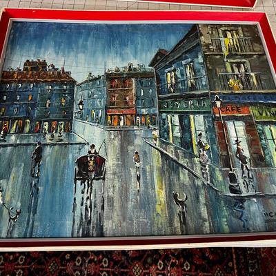European Oil Painting Pair, by Candelis 