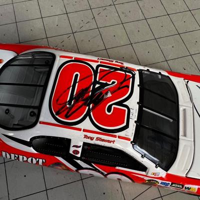 Home Depot No. 20 Tony Stewart with 2 Signatures