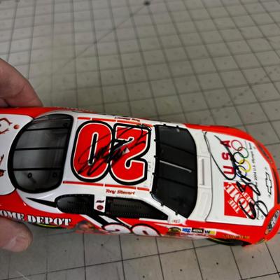 Home Depot No. 20 Tony Stewart with 2 Signatures