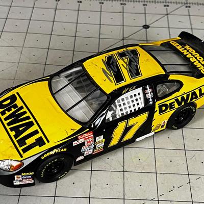 DEWALT No, 17 Autographed.  THIS IS THE SECOND ONE OF THIS PARTICULAR CAR