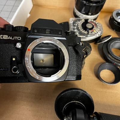 Camera and Several Lenses / Accessories 
