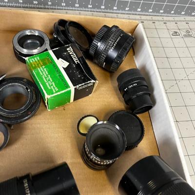 Camera and Several Lenses / Accessories 