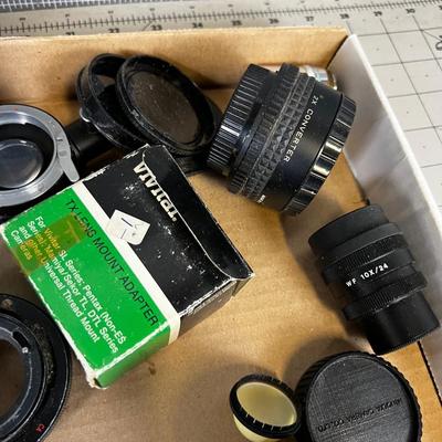 Camera and Several Lenses / Accessories 