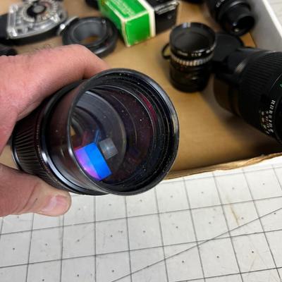 Camera and Several Lenses / Accessories 
