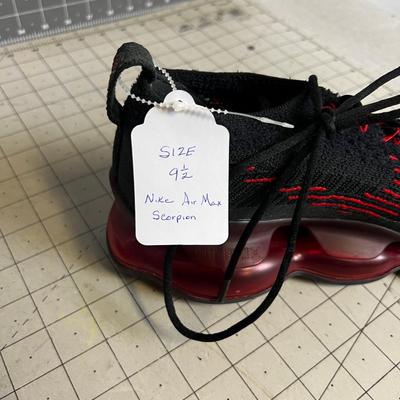 Nike, Air Max Scorpion RED & BLACK 