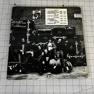 RECORD: The Almond Brothers,  Live at the Fillmore East 