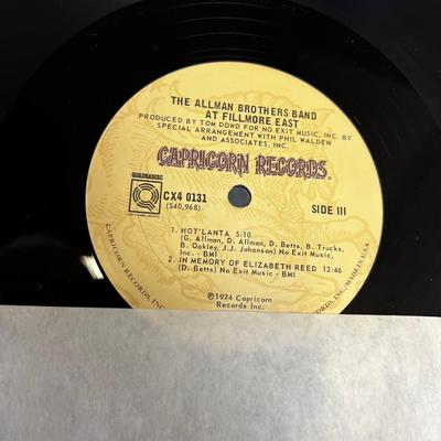 RECORD: The Almond Brothers,  Live at the Fillmore East 