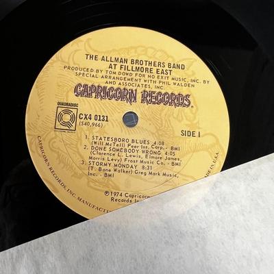 RECORD: The Almond Brothers,  Live at the Fillmore East 