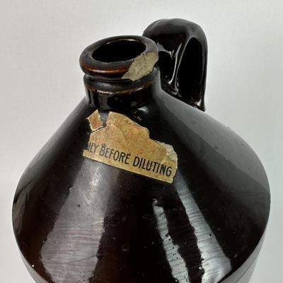antique J. HUNGERFORD SMITH'S SODA FOUNTAIN SYRUP STONEWARE CROCK
