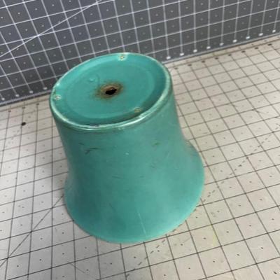 Mid Century Bauer 6" Blue Flower Pot