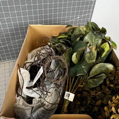 Box of Greens for decorating 