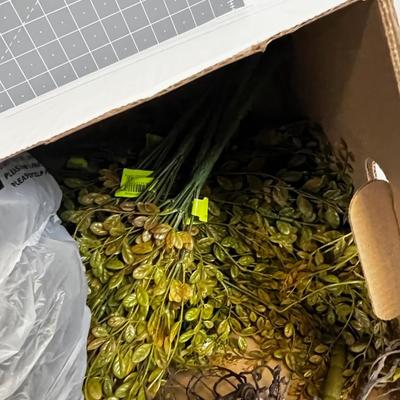 Box of Greens for decorating 