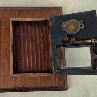  antique United States Post Office Mailbox Door mounted wall display