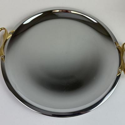  mcm KROMEX VOGUE 13" ROUND SERVING TRAY 