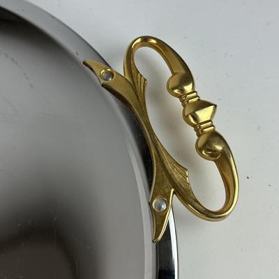  mcm KROMEX VOGUE 13" ROUND SERVING TRAY 