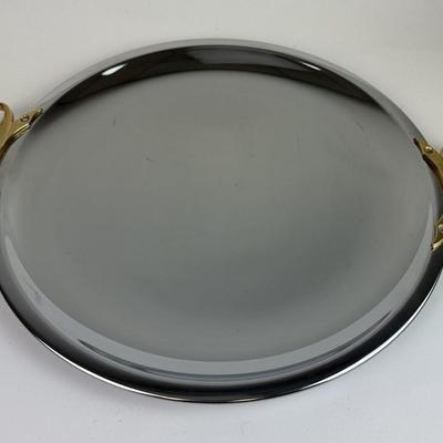  mcm KROMEX VOGUE 13" ROUND SERVING TRAY 