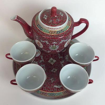  CHINESE CERAMIC TEA SERVICE
