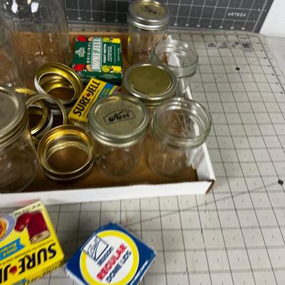 Mixed 1/2 Pint, Pint and Quart Jars