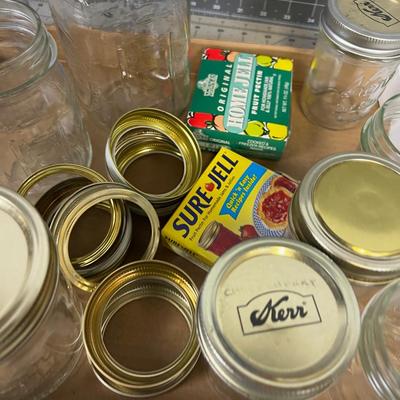 Mixed 1/2 Pint, Pint and Quart Jars