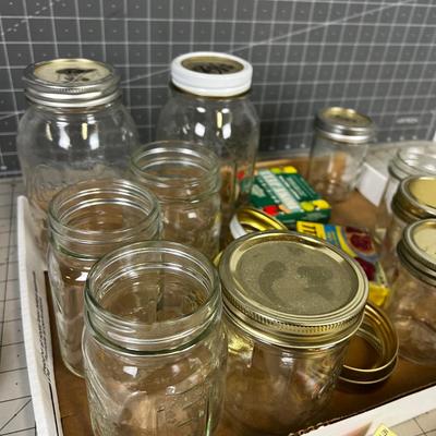 Mixed 1/2 Pint, Pint and Quart Jars