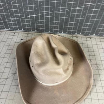Vintage Felt Cowboy Hat