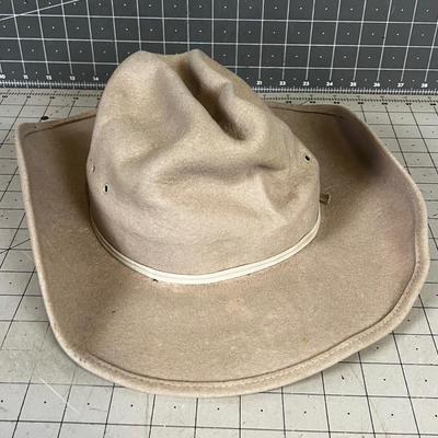 Vintage Felt Cowboy Hat