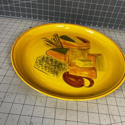 Los Angeles Pottery Cheese Serving Platter 