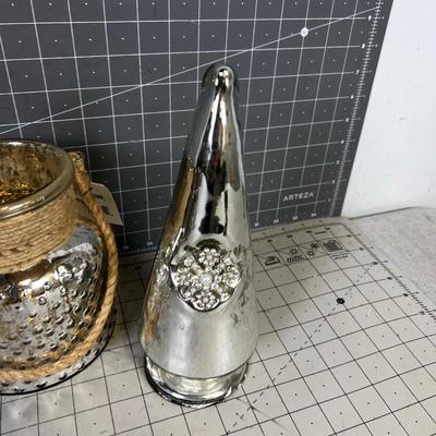 Silver Glass DÃ©cor' NEW 