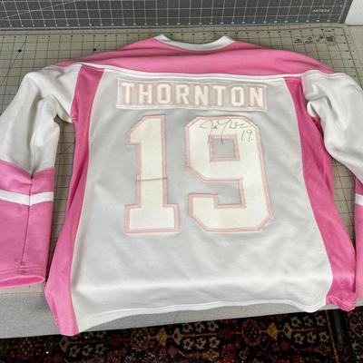 NHL San Jose Sharks Signed Jersey from Joe Thornton