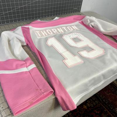NHL San Jose Sharks Signed Jersey from Joe Thornton