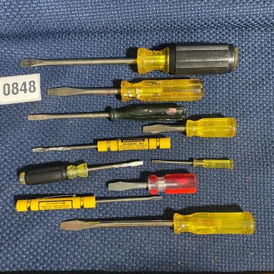 Assortment of Straight Screwdrivers