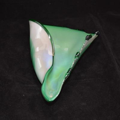 Beautiful MURANO Art Glass Shell 9x5x3