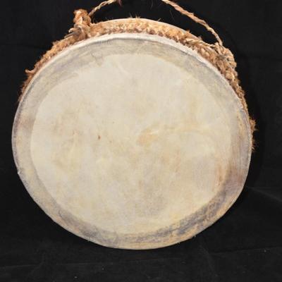 Vintage Handmade 11" 2 Headed African Drum