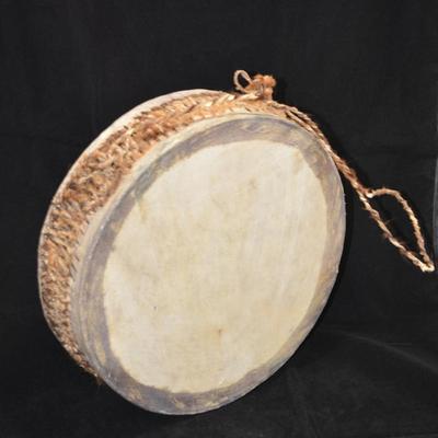 Vintage Handmade 11" 2 Headed African Drum