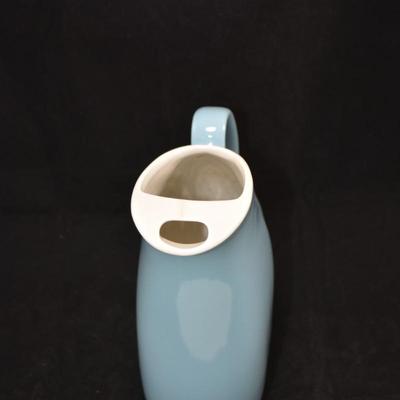 Vintage "Nora Blue" MCM Hall Pitcher 9x8.5