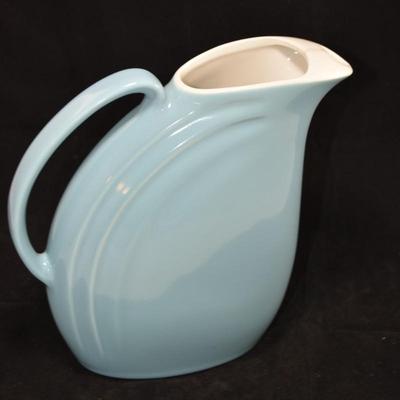 Vintage "Nora Blue" MCM Hall Pitcher 9x8.5