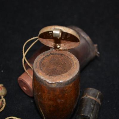 Vintage Tobacco Pipes with Parts and Pieces