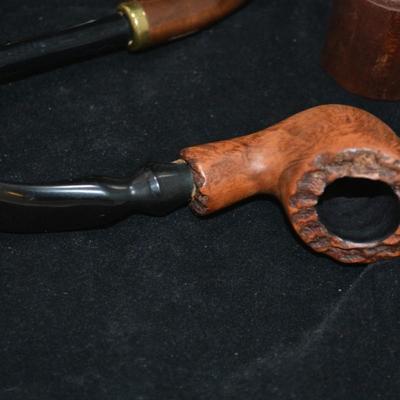 Vintage Tobacco Pipes with Parts and Pieces