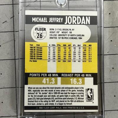 Collectible Sports Cards: Michael Jordan 1990 FLEER 