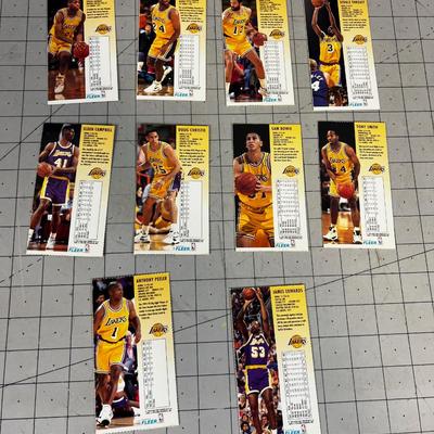 Collectible Sports Cards: NBA JAM Session 10 Card set LAKERS 
